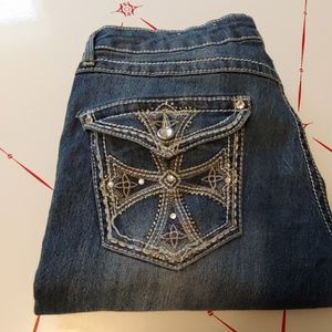 Blingy bootcut Mudd jeans 17